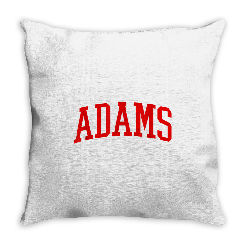 Adams Arch Vintage Retro University Style T Shirt Throw Pillow | Artistshot