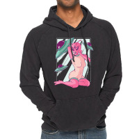 Alien Pin Up Space Girl Men Vintage Hoodie | Artistshot