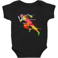 Sprinter Track And Field Runner Running Marathon Baby Bodysuit | Artistshot