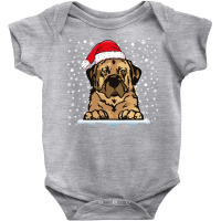 Anatolian Shepherd Dog Christmas Santa Hat Matching Family Long Sleeve Baby Bodysuit | Artistshot