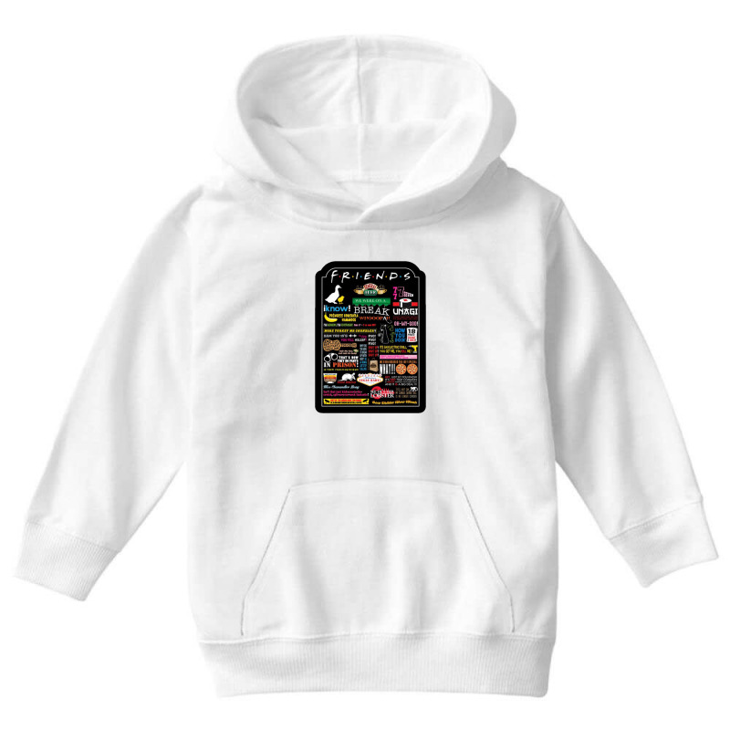 Friends Quote's Youth Hoodie | Artistshot