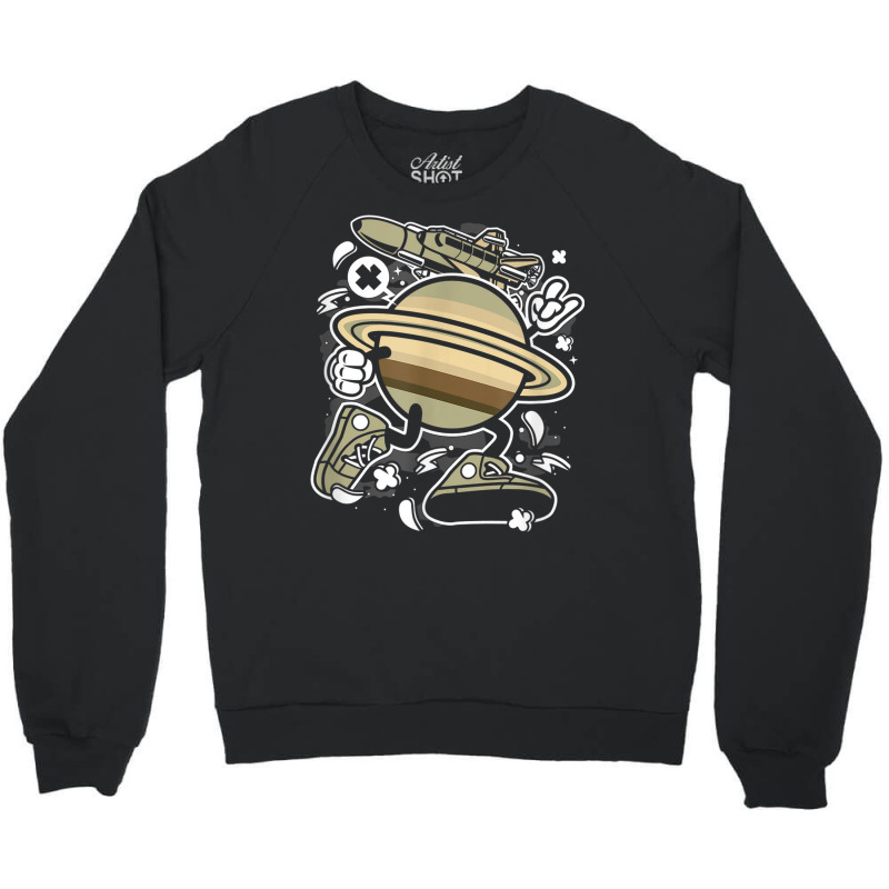 Funny Science Space Planet Pluto Crewneck Sweatshirt | Artistshot