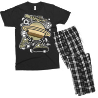 Funny Science Space Planet Pluto Men's T-shirt Pajama Set | Artistshot