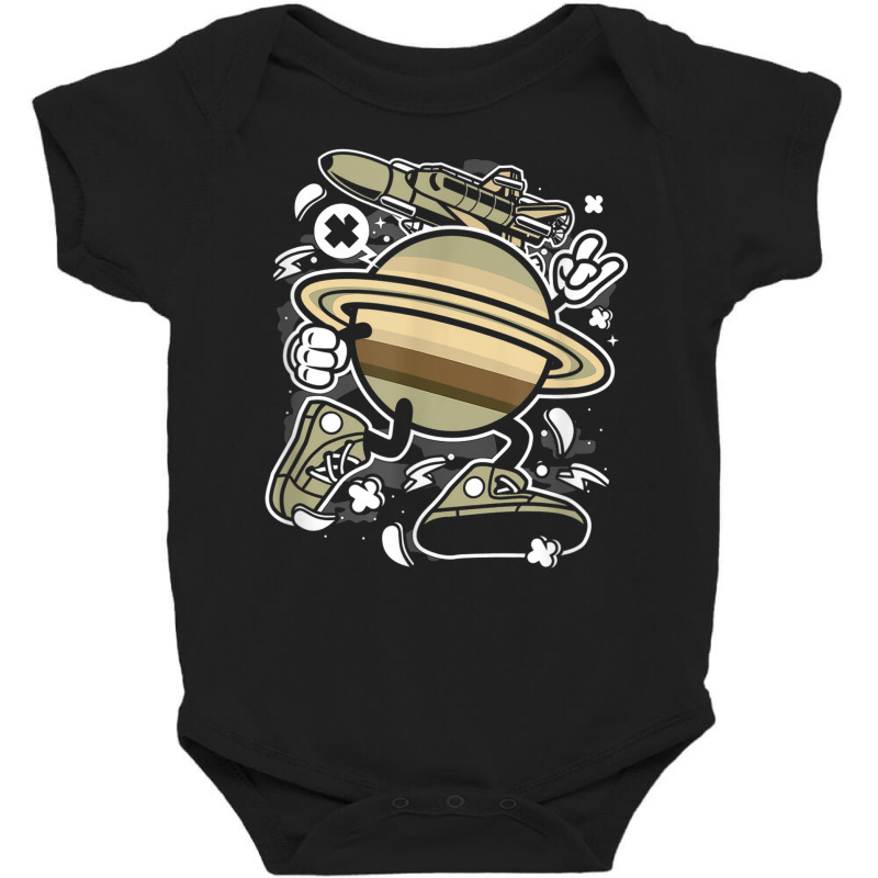 Funny Science Space Planet Pluto Baby Bodysuit | Artistshot