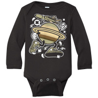 Funny Science Space Planet Pluto Long Sleeve Baby Bodysuit | Artistshot