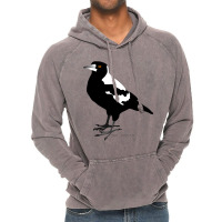 Magpie, Australian Bird Vintage Hoodie | Artistshot