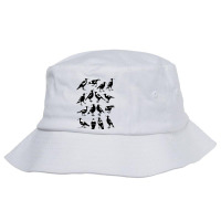 Magpies - Australian Native Birds (choose Preferred Colour And Style) Bucket Hat | Artistshot