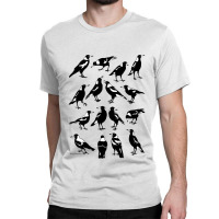 Magpies - Australian Native Birds (choose Preferred Colour And Style) Classic T-shirt | Artistshot