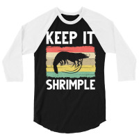 Shrimp Women Cool Fishing Prawn Lover 3/4 Sleeve Shirt | Artistshot