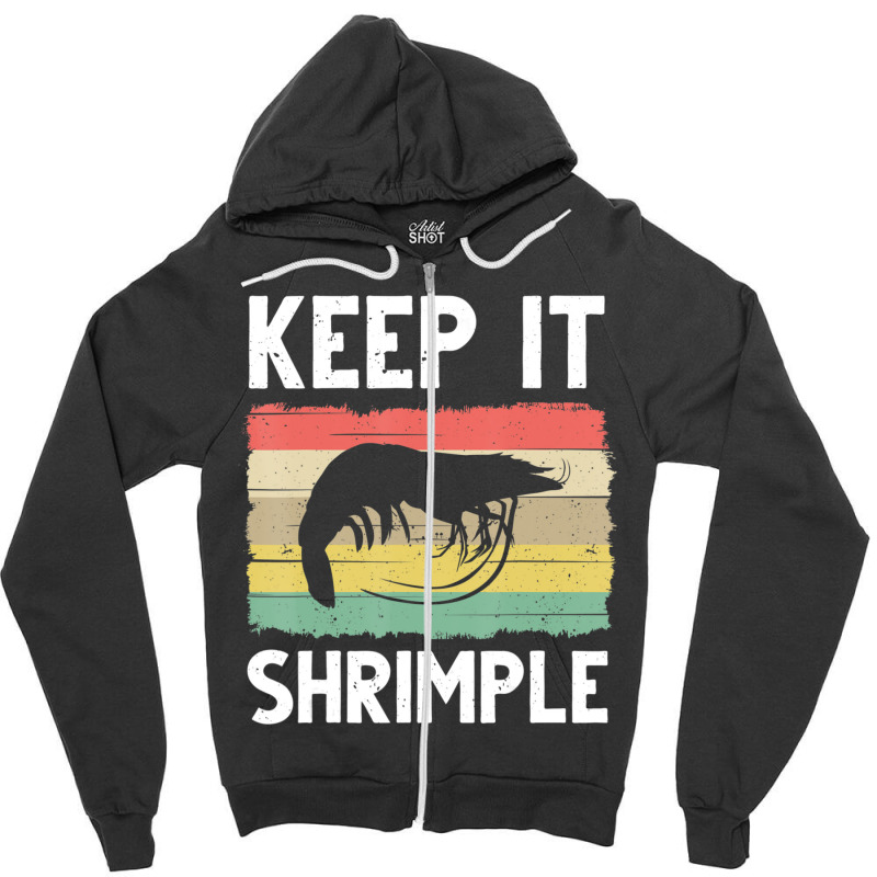 Shrimp Women Cool Fishing Prawn Lover Zipper Hoodie | Artistshot