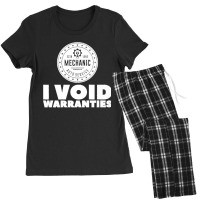 I Void Warranties For Mechanics Men Women Premium Women's Pajamas Set | Artistshot