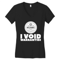 I Void Warranties For Mechanics Men Women Premium Women's V-neck T-shirt | Artistshot