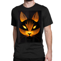 Halloween Cat   Spooky Kitty   Creepy Halloween Party Classic T-shirt | Artistshot