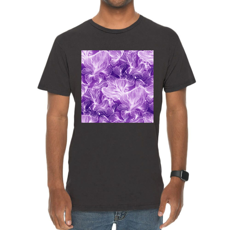 Purple Shibori Corals Vintage T-shirt | Artistshot