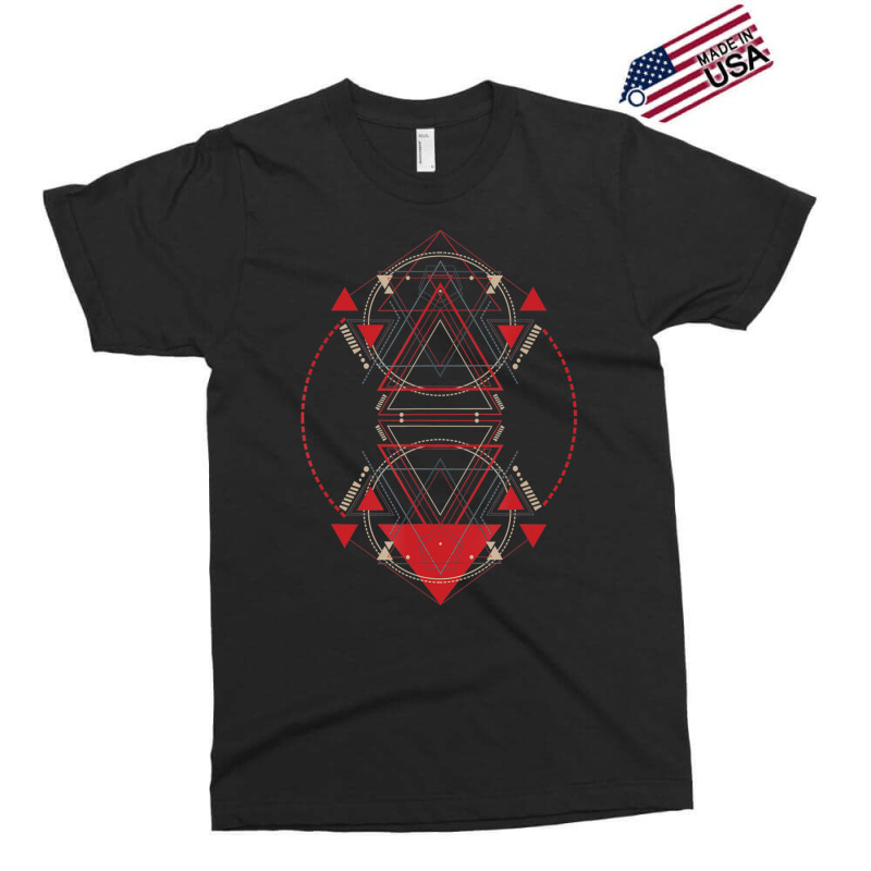 Alien Pyramid Abstract Geometry Sacred Geometry Exclusive T-shirt by doboc | Artistshot