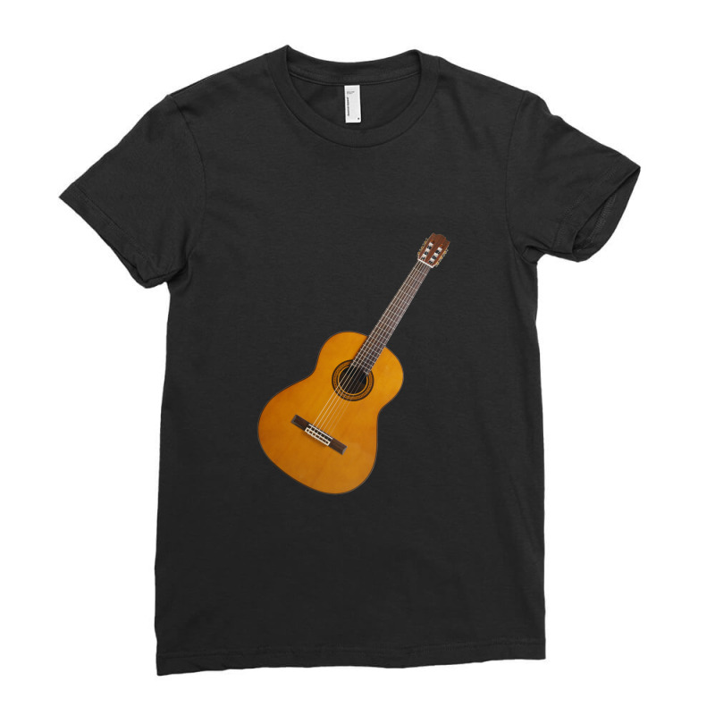 Vintage Guitar Instrument Ladies Fitted T-Shirt by KristieDavis | Artistshot