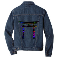 Rainbow Torii Men Denim Jacket | Artistshot