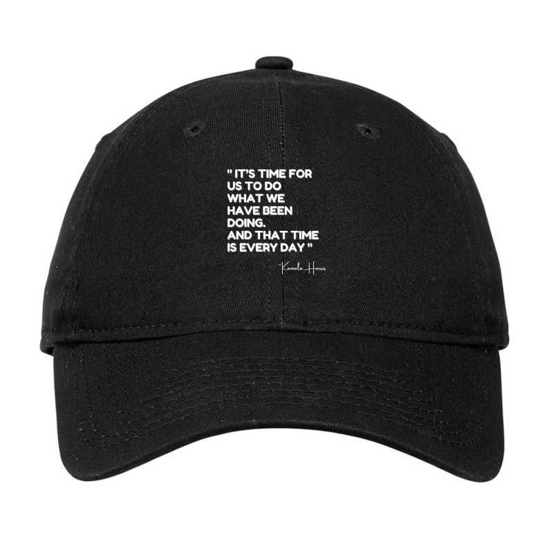 Kamala Quote Adjustable Cap | Artistshot