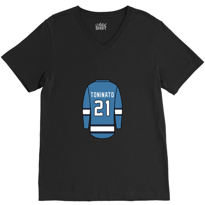 Dominic Toninato Alternate Jersey V-Neck Tee by RoxannUhlich | Artistshot