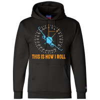 This Is How I Roll Airplane Pilot Shirt Aviation Champion Hoodie | Artistshot