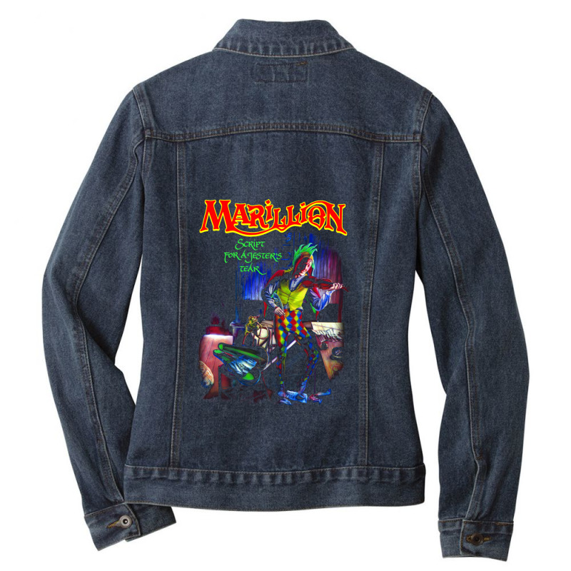 Brithis Rock Marillion Ladies Denim Jacket by CharlieFairchild | Artistshot