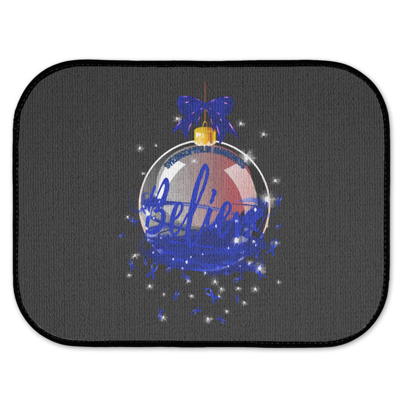 Syringomyelia Fighter Syringomyelia Awareness - Believe Ornament Chris Rear Car Mat | Artistshot