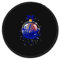 Syringomyelia Fighter Syringomyelia Awareness - Believe Ornament Chris Round Patch | Artistshot