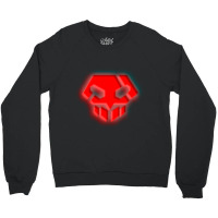 Red Neon Shinigami Badge Crewneck Sweatshirt | Artistshot