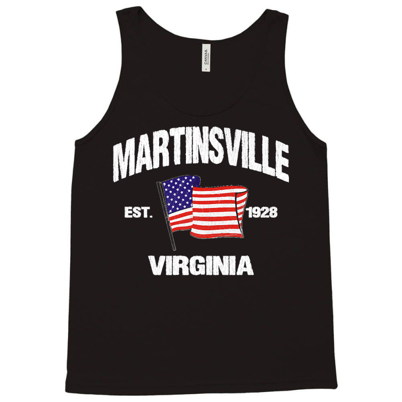 Martinsville Virginia Va Usa Stars & Stripes Vintage Style Premium Tank Top | Artistshot