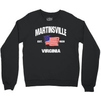 Martinsville Virginia Va Usa Stars & Stripes Vintage Style Premium Crewneck Sweatshirt | Artistshot