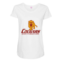 Minnesota Morris Cougars Football Maternity Scoop Neck T-shirt | Artistshot