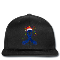 Syringomyelia Fighter Syringomyelia Awareness - Ribbon Santa Hat Chris Printed Hat | Artistshot