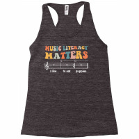 Music Literacy Matters I Like To Eat Puppies  Copy Copy Racerback Tank | Artistshot