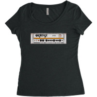 Orange Radio Speaker Women's Triblend Scoop T-shirt | Artistshot