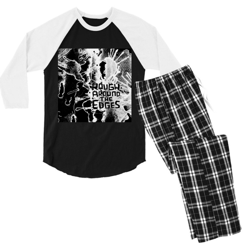 Rough Around The Edges Bleach Dye Grunge Men's 3/4 Sleeve Pajama Set | Artistshot