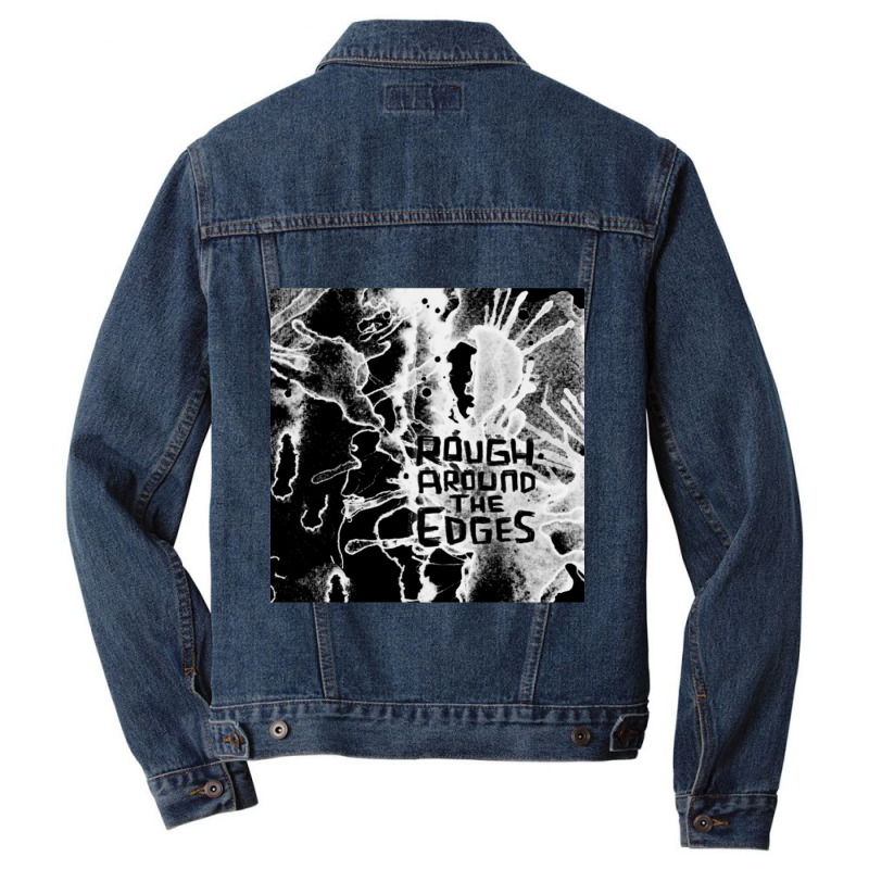 Rough Around The Edges Bleach Dye Grunge Men Denim Jacket | Artistshot