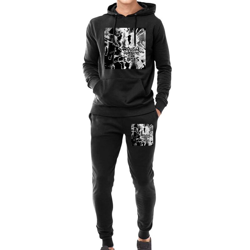 Rough Around The Edges Bleach Dye Grunge Hoodie & Jogger Set | Artistshot