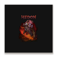 Hedon Original Cover Art (clothing Splash) Metal Print Square | Artistshot