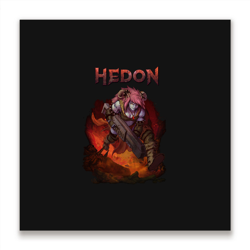 Hedon Original Cover Art (clothing Splash) Metal Print Square | Artistshot