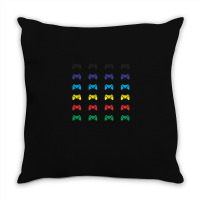 Game Controller Mini Set Throw Pillow | Artistshot