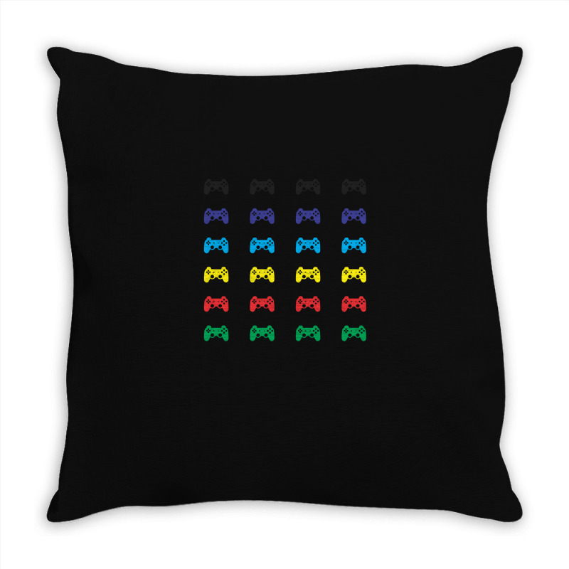 Game Controller Mini Set Throw Pillow by HeatherThomas | Artistshot