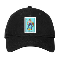 El Valiente Lottery Card Gift The Brave Card Mexican Lottery T Shirt Adjustable Cap | Artistshot