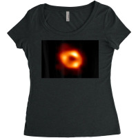 First Image Of Black Hole In Our Milky Way Galaxy 2022 Women's Triblend Scoop T-shirt | Artistshot