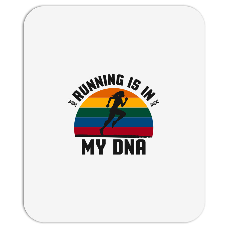 Running Is In My Dna Biology Motivation Genetics Workout Classic Mousepad | Artistshot