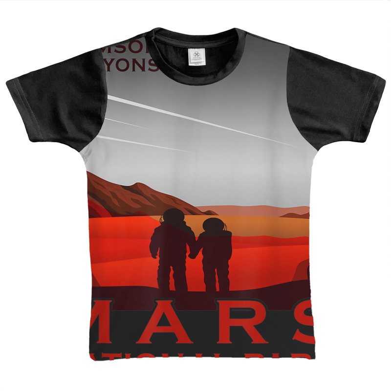 Red Mars Planet National Park Vintage Space Exploration Graphic Youth T-shirt by Fashonus | Artistshot