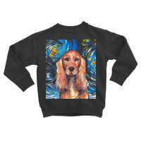 Cocker Spaniel T  Shirt Cocker Spaniel Night Toddler Sweatshirt | Artistshot