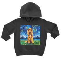 Cocker Spaniel T  Shirt Golden Cocker Spaniel Night T  Shirt Toddler Hoodie | Artistshot