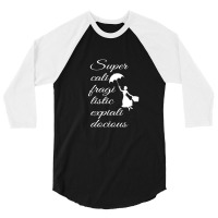 Supercalifragilisticexpialidocious - Mary Poppins 3/4 Sleeve Shirt | Artistshot