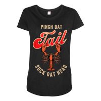 New Orleans Slang For Pinch Dat Tail Suck Dat Head Maternity Scoop Neck T-shirt | Artistshot