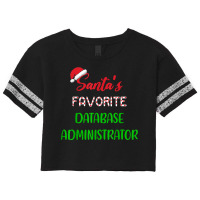 Santas Favorite Database Administrator Gift Funny Chritsmas T Shirt Scorecard Crop Tee | Artistshot